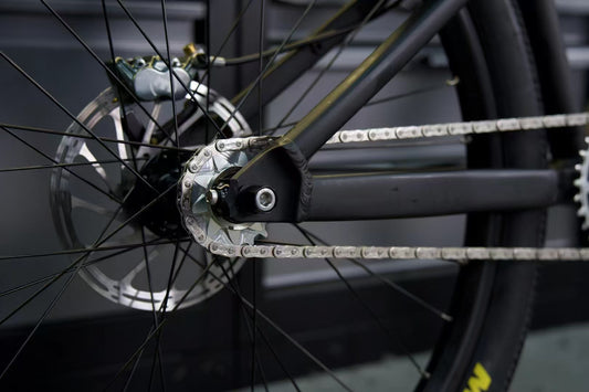 The relationship between bicycle chainring and flywheel