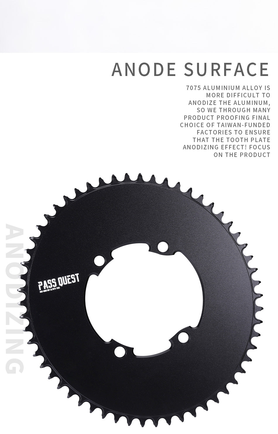 110BCD R92-8100 (4-bolt AERO) Oval Narrow Wide Chainring