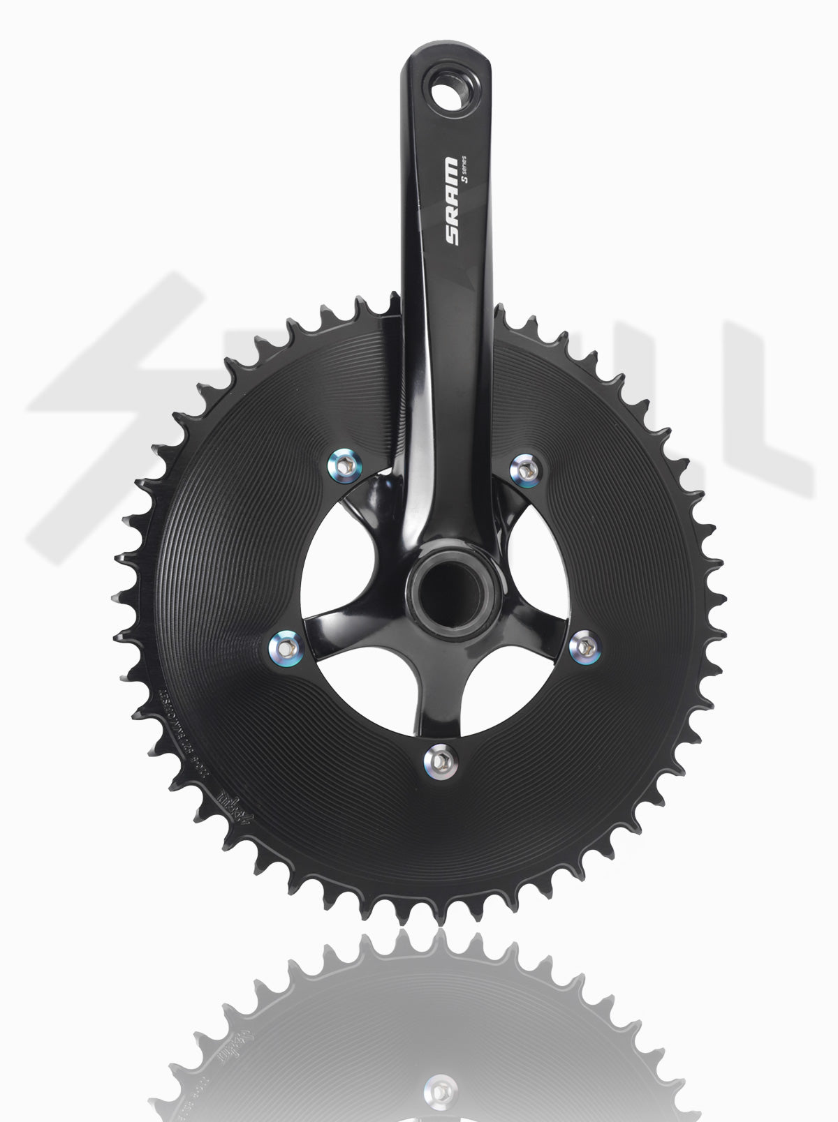 PASS QUEST SPRILL 3mm offset 110BCD (5-bolt AERO) Round Narrow Wide Chainring