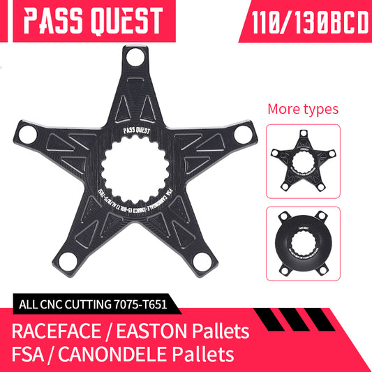 PASS QUEST Adapter Converter for raceface/easton/fsa/Canondale to110/130BCD