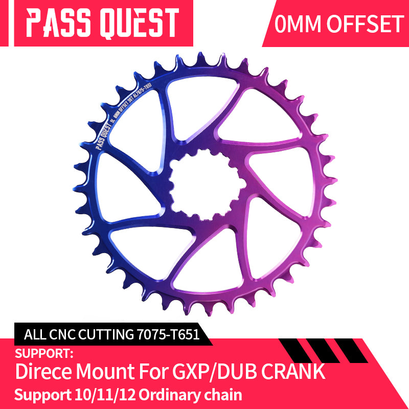 SRAM GXP/DUB (0mm offset) Round Narrow Wide Chainring