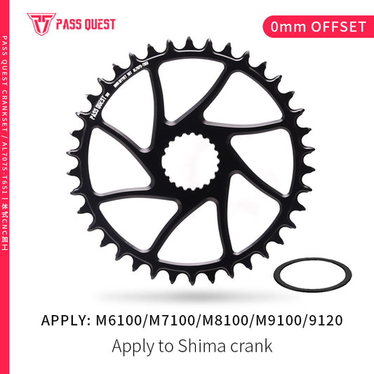 SHIMANO (0mm offset) Round Narrow Wide Chainring