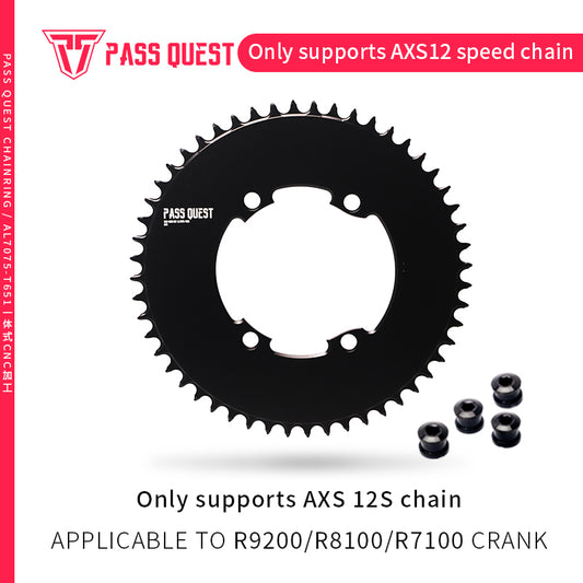 110BCD R9200 R8100 R7100 AXS (4-bolt AERO) Round Narrow Wide Chainring