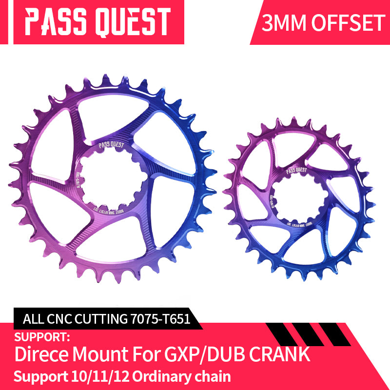 SRAM GXP/DUB BOOST (3mm offset) Oval /Round Narrow Wide Chainring