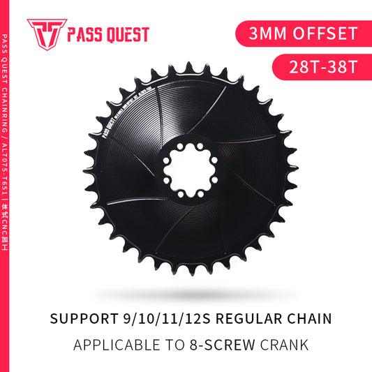 SRAM FORCE 8Nails ( 3mm offset) AERO Mountain XX SL Narrow Wide Chainring 28-38T