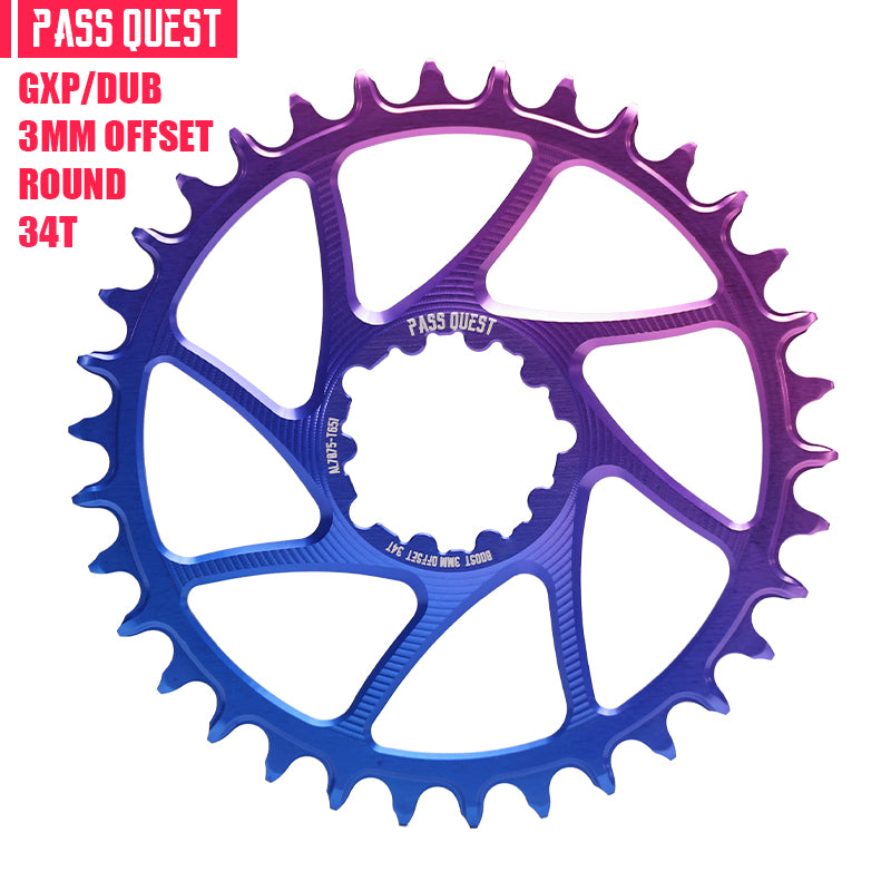 SRAM GXP/DUB BOOST (3mm offset) Oval /Round Narrow Wide Chainring