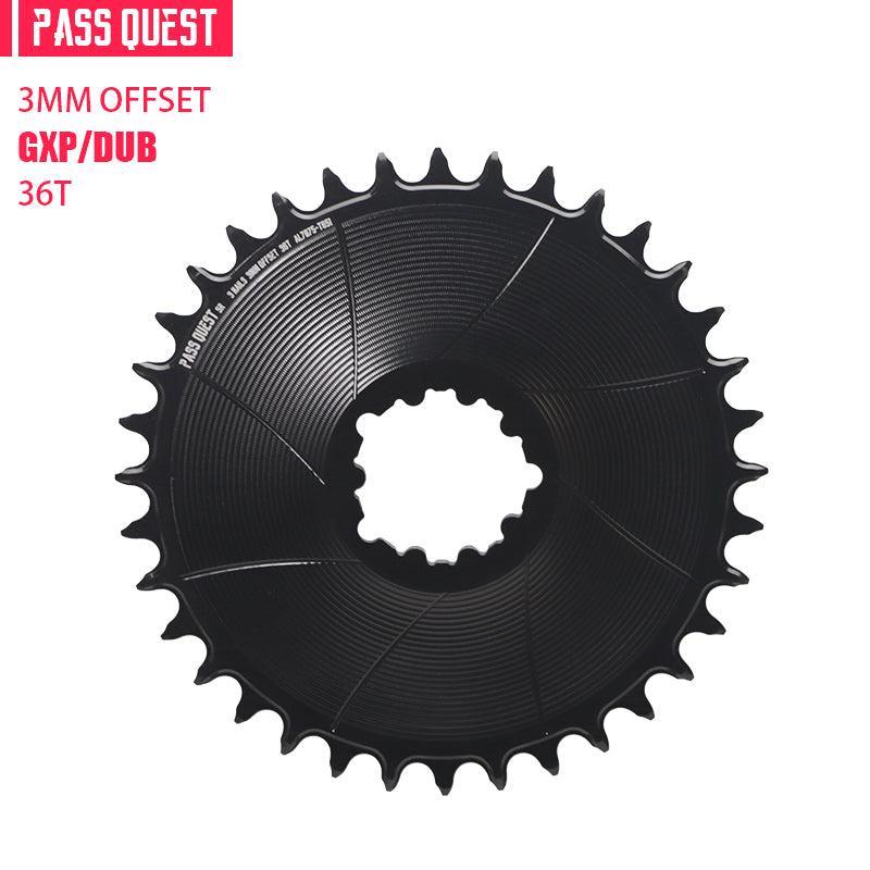 SRAM GXP/DUB ( 3mm offset) Round Narrow Wide Chainring 28-38T