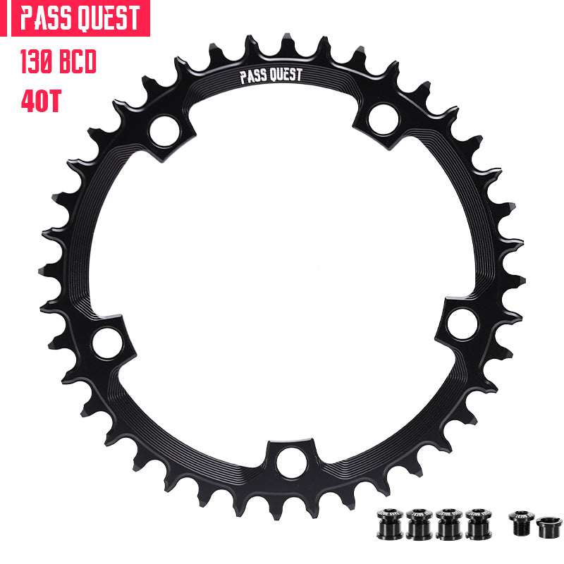 130 BCD (5-bolt) Round Narrow Wide Chainring