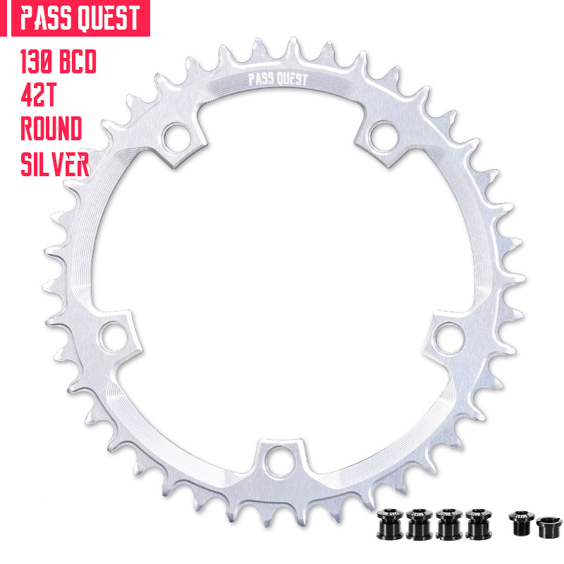 130 BCD (5-bolt) Round Narrow Wide Chainring