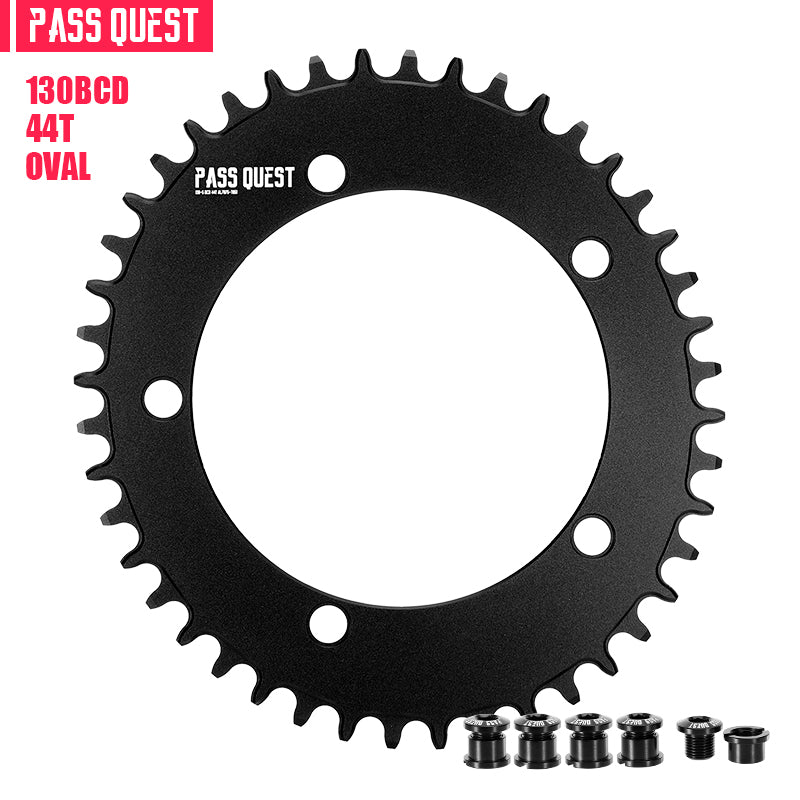 130 BCD (5-bolt AERO) Oval Narrow Wide Chainring