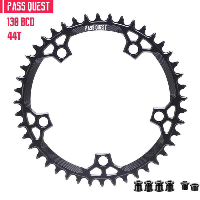 130 BCD (5-bolt) Round Narrow Wide Chainring