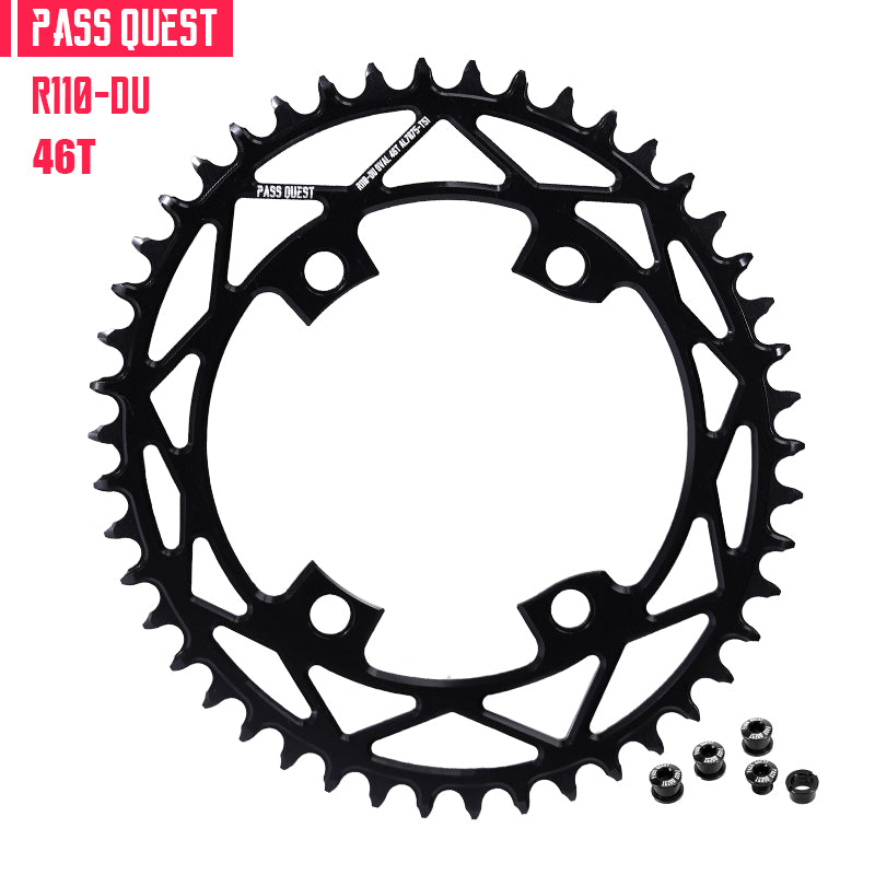 110BCD R92-8100 (4-bolt AERO) Oval Narrow Wide Chainring