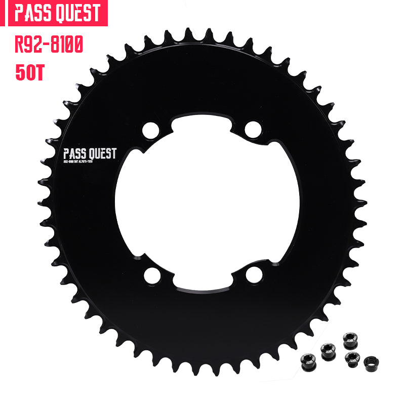 110BCD R92-8100 (4-bolt AERO) Oval Narrow Wide Chainring