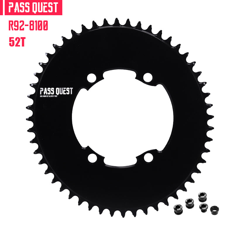 110BCD R92-8100 (4-bolt AERO) Oval Narrow Wide Chainring