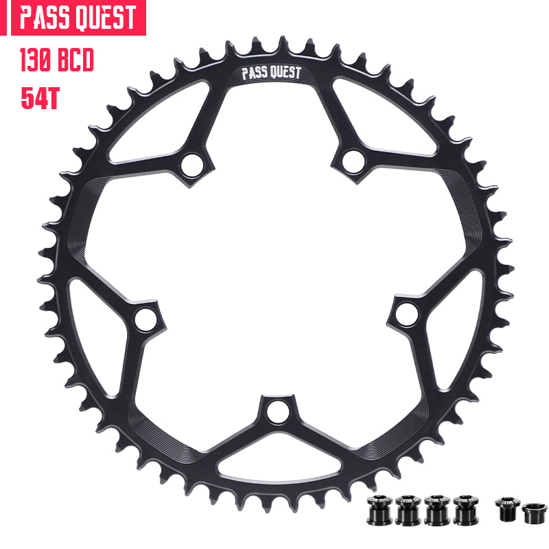 130 BCD (5-bolt) Round Narrow Wide Chainring