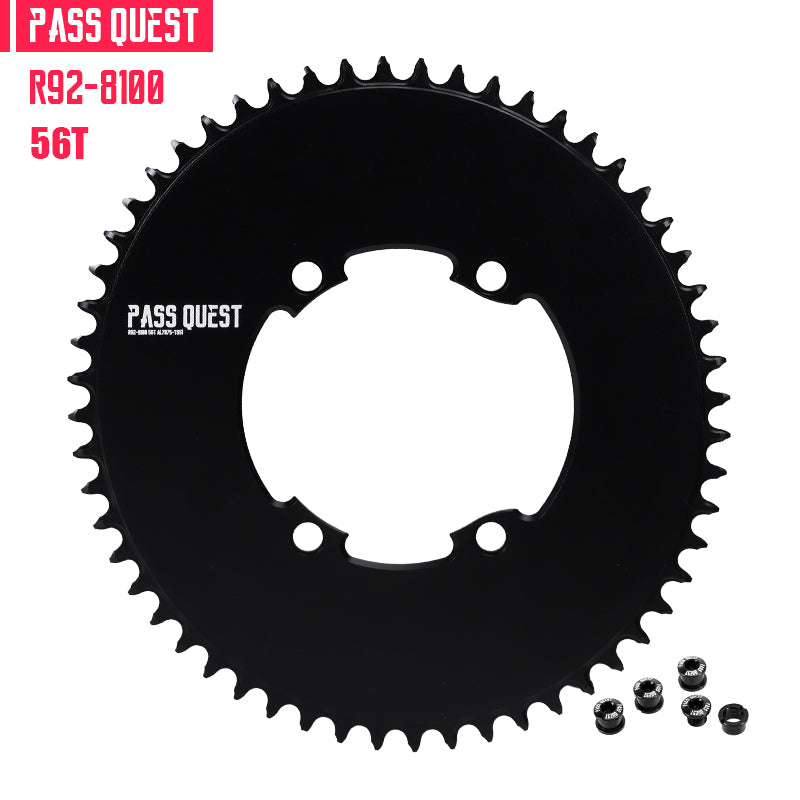 110BCD R92-8100 (4-bolt AERO) Oval Narrow Wide Chainring