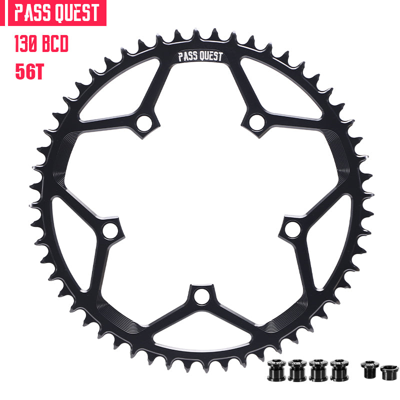 130 BCD (5-bolt) Round Narrow Wide Chainring