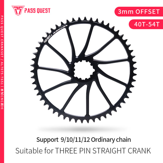 SRAM GXP/DUB ( 3mm offset) MOUNTAIN/GRAVEL/ROAD Narrow Wide Chainring