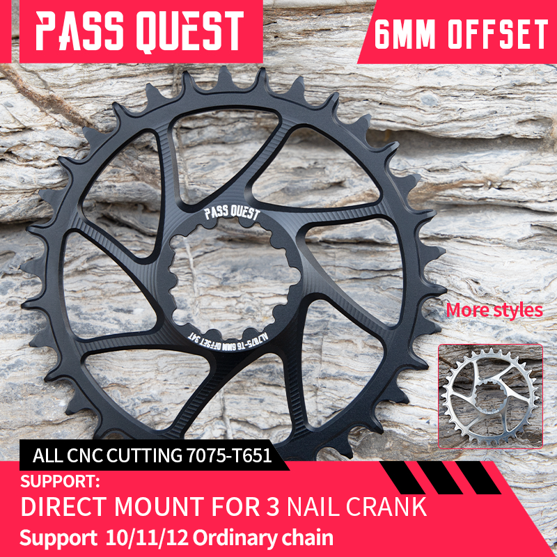 SRAM GXP/DUB (6mm offset) Round Narrow Wide Chainring